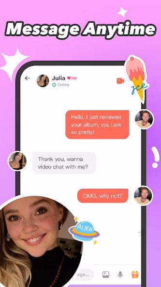 KKVibe: Video Chat Meet Friend Screenshot 4 - AppWisp.com