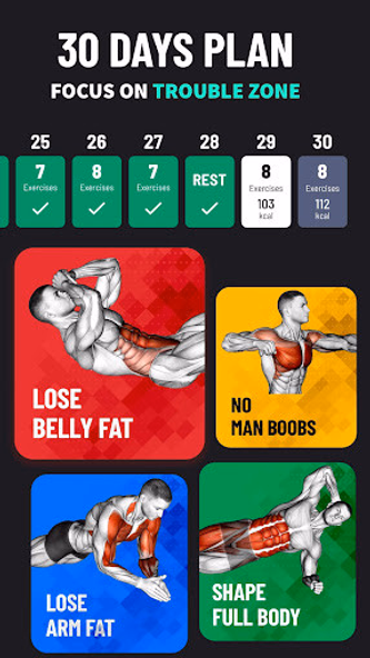 Lose Weight App for Men Screenshot 2 - AppWisp.com Lose Weight App for Men Screenshot 2 - AppWisp.com