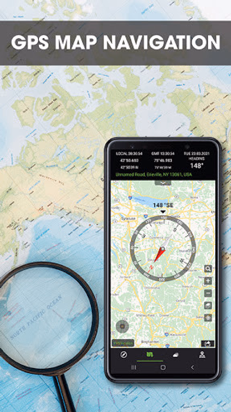Digital Compass for Android Screenshot 4 - AppWisp.com Digital Compass for Android Screenshot 4 - AppWisp.com