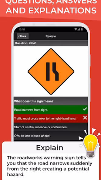Driver Theory Test Ireland DTT Screenshot 3 - AppWisp.com Driver Theory Test Ireland DTT Screenshot 3 - AppWisp.com