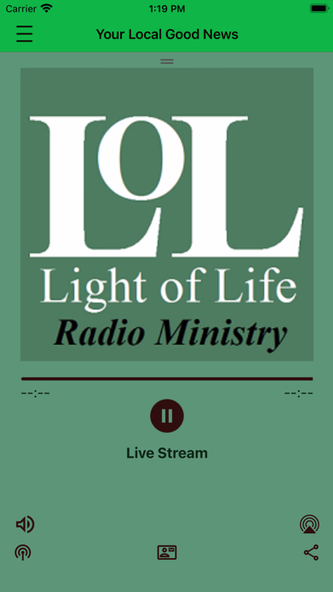 Light of Life Radio Screenshot 1 - AppWisp.com Light of Life Radio Screenshot 1 - AppWisp.com