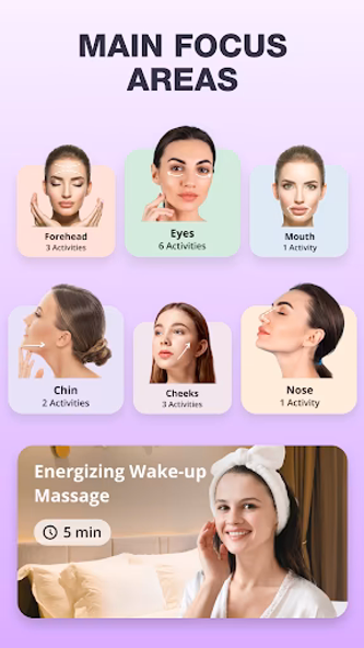 Face Yoga Exercise & Face Lift Screenshot 2 - AppWisp.com Face Yoga Exercise & Face Lift Screenshot 2 - AppWisp.com