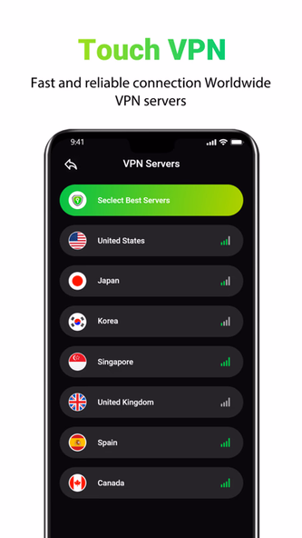 VPN - Touch Hotspot VPN Proxy Screenshot 3 - AppWisp.com VPN - Touch Hotspot VPN Proxy Screenshot 3 - AppWisp.com