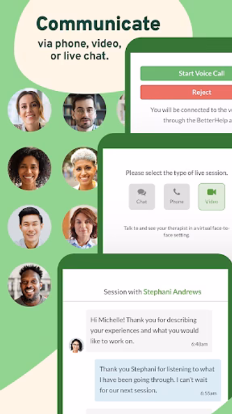 BetterHelp - Therapy Screenshot 3 - AppWisp.com BetterHelp - Therapy Screenshot 3 - AppWisp.com