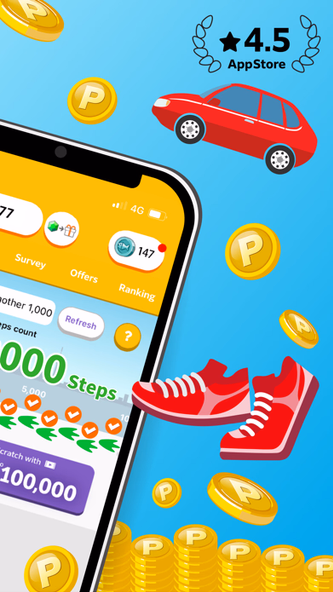 GeoSmile - Move to Earn Money Screenshot 1 - AppWisp.com GeoSmile - Move to Earn Money Screenshot 1 - AppWisp.com