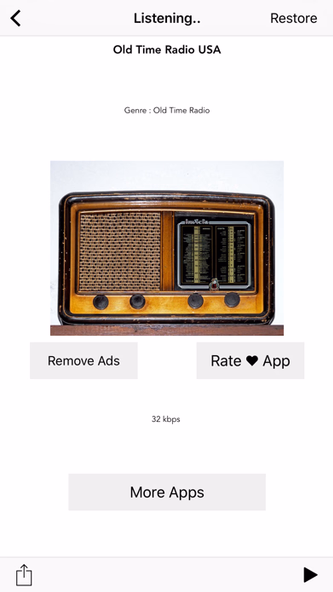 Old Time Radio 24 Screenshot 1 - AppWisp.com Old Time Radio 24 Screenshot 1 - AppWisp.com
