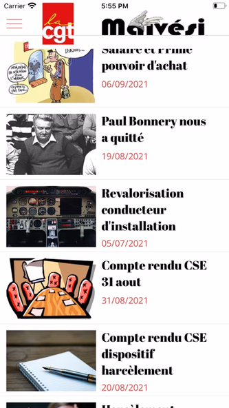 Cgt Malvesi Screenshot 1 - AppWisp.com Cgt Malvesi Screenshot 1 - AppWisp.com