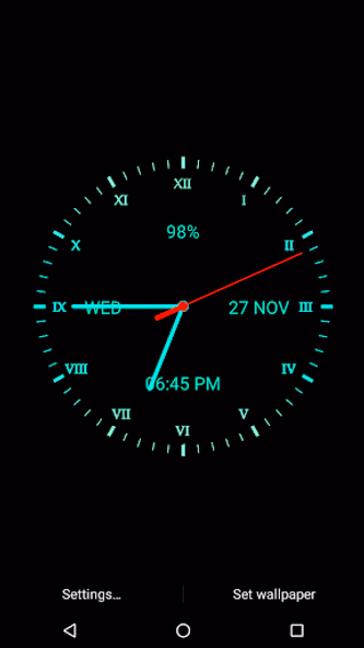 Analog Clock Live Wallpaper Screenshot 4 - AppWisp.com Analog Clock Live Wallpaper Screenshot 4 - AppWisp.com