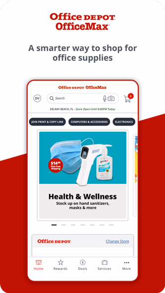 Office Depot - Rewards & Deals Screenshot 1 - AppWisp.com Office Depot - Rewards & Deals Screenshot 1 - AppWisp.com