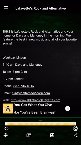 106.3 Lafayette Screenshot 3 - AppWisp.com 106.3 Lafayette Screenshot 3 - AppWisp.com