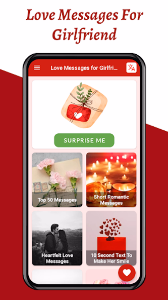 Love Messages for Girlfriend Screenshot 1 - AppWisp.com Love Messages for Girlfriend Screenshot 1 - AppWisp.com