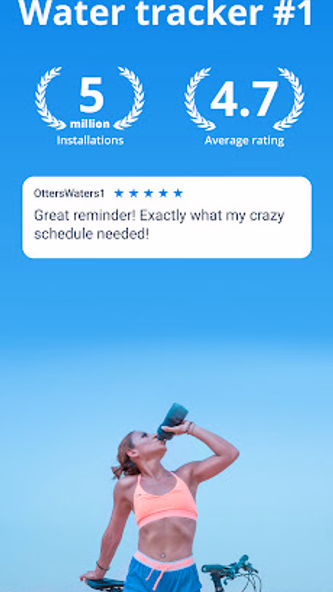 Water Time Tracker & Reminder Screenshot 1 - AppWisp.com Water Time Tracker & Reminder Screenshot 1 - AppWisp.com