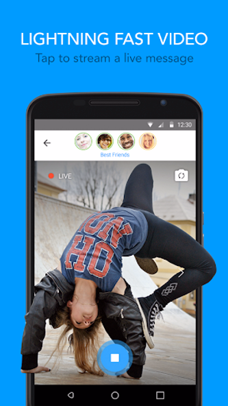 Glide - Video Chat Messenger Screenshot 1 - AppWisp.com Glide - Video Chat Messenger Screenshot 1 - AppWisp.com