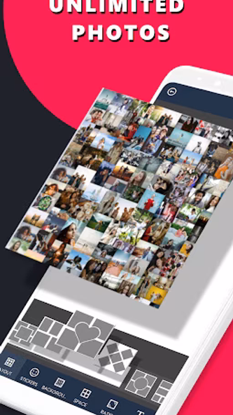 Unlimited Photo Collage Maker Screenshot 1 - AppWisp.com Unlimited Photo Collage Maker Screenshot 1 - AppWisp.com