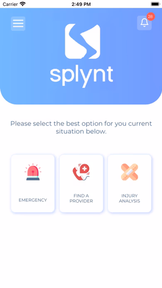 Splynt - Instant Telehealth Screenshot 4 - AppWisp.com Splynt - Instant Telehealth Screenshot 4 - AppWisp.com