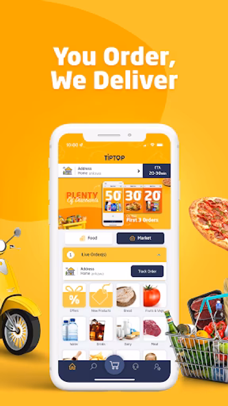 TipTop Iraq Delivery App Screenshot 2 - AppWisp.com TipTop Iraq Delivery App Screenshot 2 - AppWisp.com