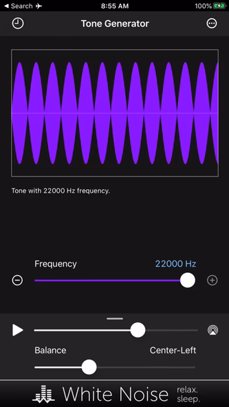 Tone Generator: Audio Sound Hz Screenshot 3 - AppWisp.com Tone Generator: Audio Sound Hz Screenshot 3 - AppWisp.com