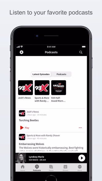 93X RADIO Screenshot 4 - AppWisp.com 93X RADIO Screenshot 4 - AppWisp.com
