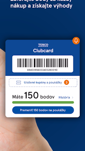 Clubcard Tesco Slovakia Screenshot 2 - AppWisp.com Clubcard Tesco Slovakia Screenshot 2 - AppWisp.com