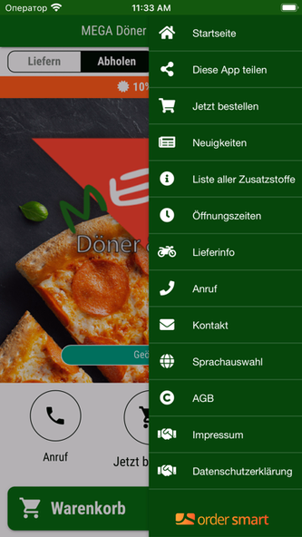 MEGA Döner & Pizzeria MG Screenshot 3 - AppWisp.com MEGA Döner & Pizzeria MG Screenshot 3 - AppWisp.com