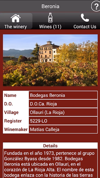 Wineries of Spain - Wines Screenshot 3 - AppWisp.com