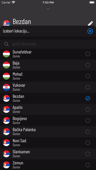 Vodostaj u Srbiji Screenshot 1 - AppWisp.com Vodostaj u Srbiji Screenshot 1 - AppWisp.com