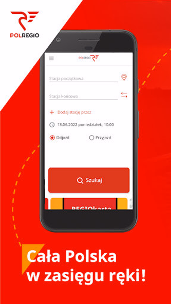 POLREGIO - bilety kolejowe Screenshot 1 - AppWisp.com POLREGIO - bilety kolejowe Screenshot 1 - AppWisp.com