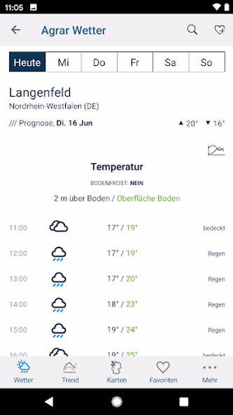 Agrar Wetter Screenshot 2 - AppWisp.com Agrar Wetter Screenshot 2 - AppWisp.com