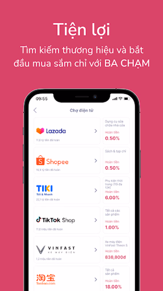 Cashbag: Hoàn tiền mua sắm Screenshot 4 - AppWisp.com Cashbag: Hoàn tiền mua sắm Screenshot 4 - AppWisp.com