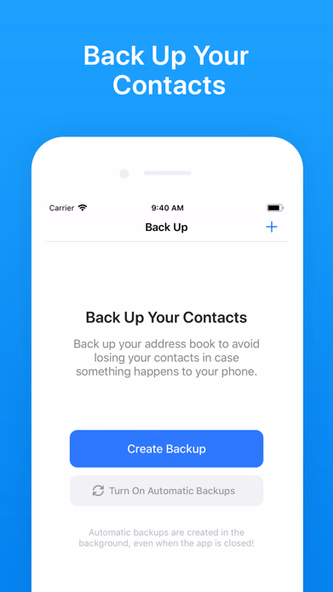 Contacts Backup + Transfer Screenshot 1 - AppWisp.com Contacts Backup + Transfer Screenshot 1 - AppWisp.com
