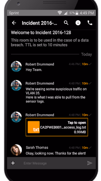Wickr Enterprise Screenshot 2 - AppWisp.com Wickr Enterprise Screenshot 2 - AppWisp.com