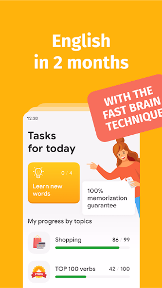 Bright – English for beginners Screenshot 1 - AppWisp.com Bright – English for beginners Screenshot 1 - AppWisp.com