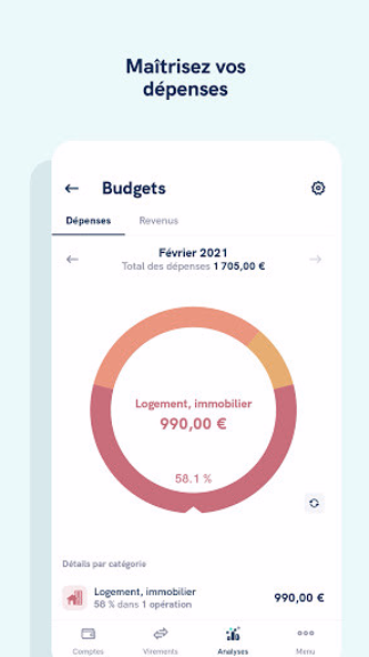 Linxo - L'app de votre budget Screenshot 2 - AppWisp.com Linxo - L'app de votre budget Screenshot 2 - AppWisp.com