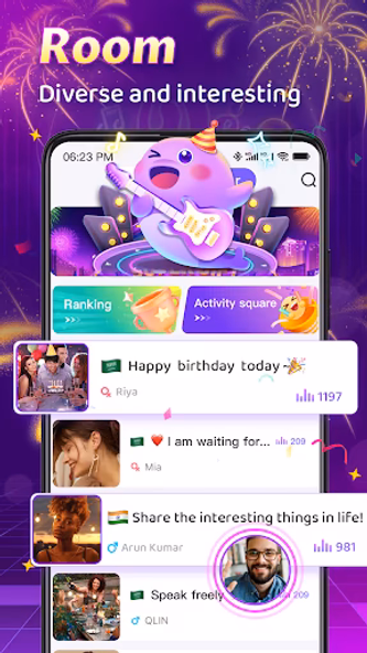 WeParty-Live Chat&Voice Party Screenshot 1 - AppWisp.com