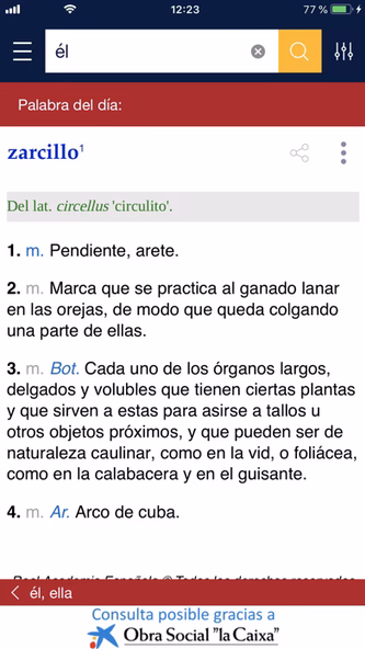 Diccionario RAE y ASALE (DLE) Screenshot 4 - AppWisp.com Diccionario RAE y ASALE (DLE) Screenshot 4 - AppWisp.com