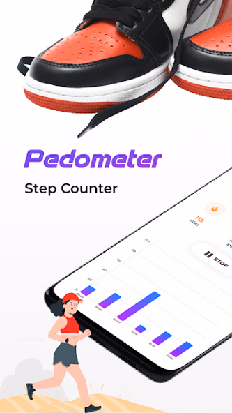 Pedometer: Step Counter & Walk Screenshot 1 - AppWisp.com Pedometer: Step Counter & Walk Screenshot 1 - AppWisp.com