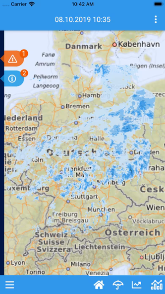 Einsatzwetter Screenshot 1 - AppWisp.com Einsatzwetter Screenshot 1 - AppWisp.com