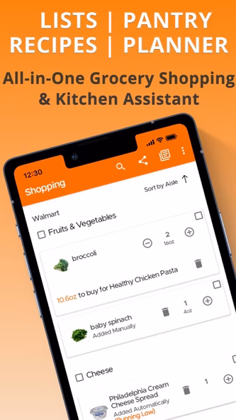 KitchenPal Shared Grocery List Screenshot 1 - AppWisp.com KitchenPal Shared Grocery List Screenshot 1 - AppWisp.com