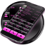 Dialer Theme Gloss Black Pink - AppWisp.com
