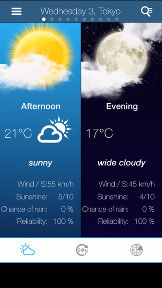 Japan Weather forecast Screenshot 2 - AppWisp.com Japan Weather forecast Screenshot 2 - AppWisp.com