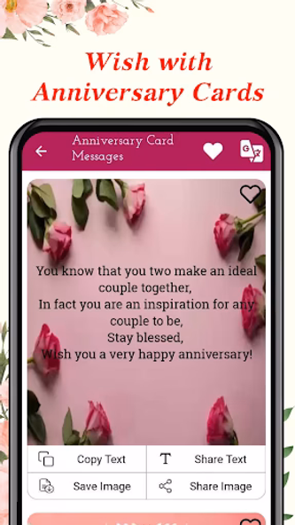 Happy Anniversary Wishes Screenshot 3 - AppWisp.com Happy Anniversary Wishes Screenshot 3 - AppWisp.com