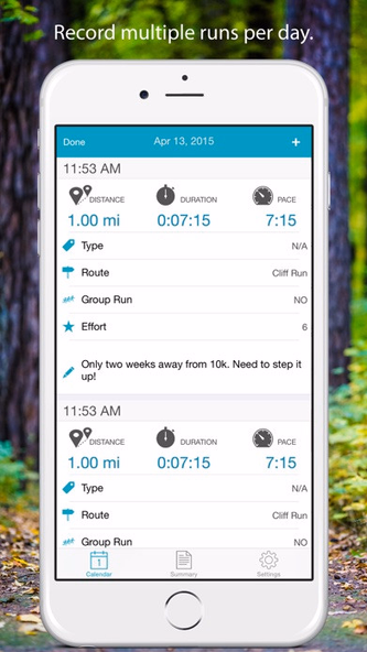 Running Log Lite Screenshot 4 - AppWisp.com Running Log Lite Screenshot 4 - AppWisp.com