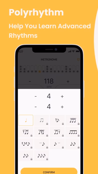 Metronome: tempo, tap, beat Screenshot 3 - AppWisp.com Metronome: tempo, tap, beat Screenshot 3 - AppWisp.com