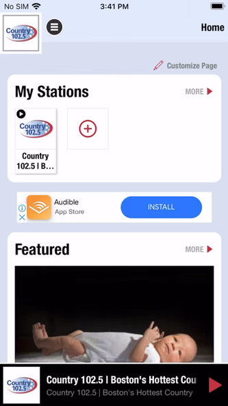 Country 102.5 - Boston Screenshot 1 - AppWisp.com Country 102.5 - Boston Screenshot 1 - AppWisp.com