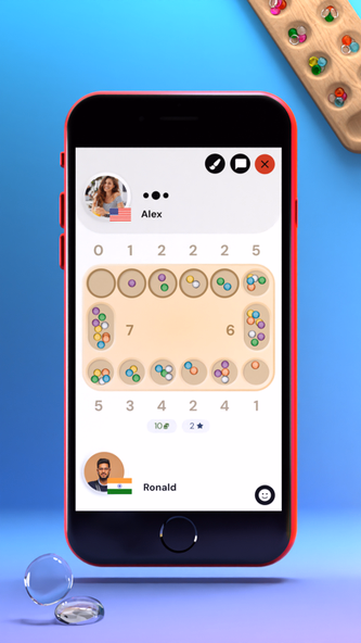 Mancala Online Screenshot 1 - AppWisp.com Mancala Online Screenshot 1 - AppWisp.com
