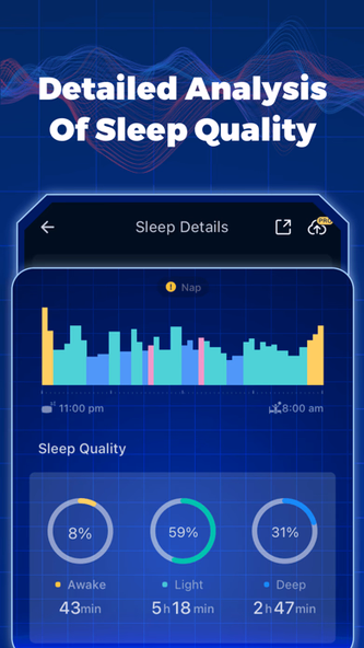 Sleep Monitor: Sleep Tracker Screenshot 3 - AppWisp.com Sleep Monitor: Sleep Tracker Screenshot 3 - AppWisp.com