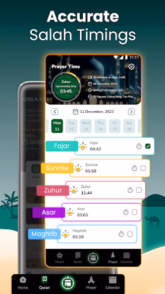 Muslim Prayer - Qibla Compass Screenshot 4 - AppWisp.com Muslim Prayer - Qibla Compass Screenshot 4 - AppWisp.com