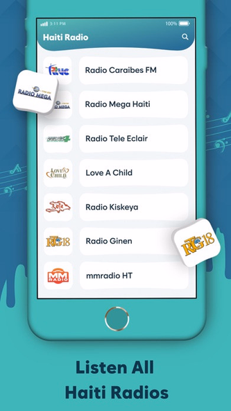 Haiti Radio Stations - FM AM Screenshot 1 - AppWisp.com Haiti Radio Stations - FM AM Screenshot 1 - AppWisp.com