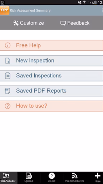 Oil and Gas Risk Assessment Screenshot 1 - AppWisp.com Oil and Gas Risk Assessment Screenshot 1 - AppWisp.com