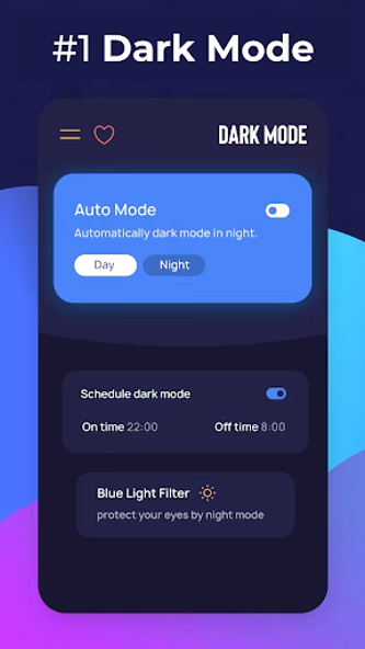 Dark Mode: Night Mode All Apps Screenshot 1 - AppWisp.com Dark Mode: Night Mode All Apps Screenshot 1 - AppWisp.com
